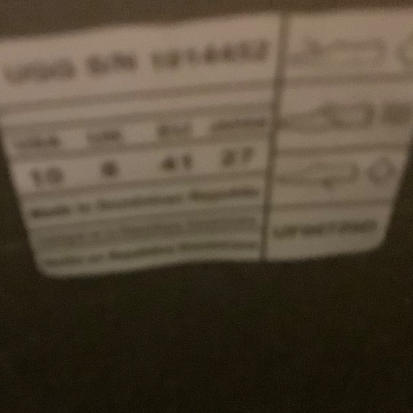 UGG Shearling Lined Insole Shaye Black Rain Boots SZ 10 - Picture 4 of 6